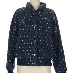 Patagonia Snap Front Retro X Navy Polka Dot Fleece Jacket
Medium